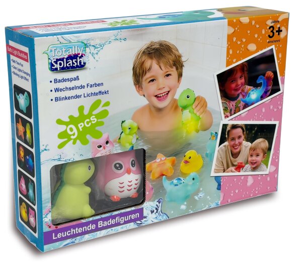Splash Leuchtende Badefiguren 9 Stück