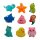 Splash Leuchtende Badefiguren 9 Stück