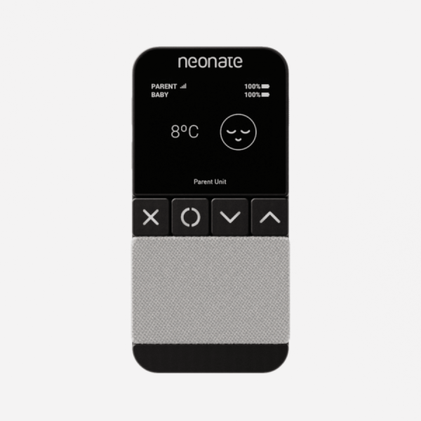 N65 Babyphone in dunkelgrau mit anpassbaren Funktionen