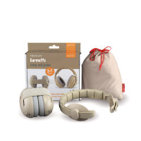 Gehörschutz für Babys und Kinder beige 2in1