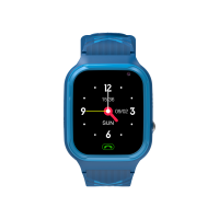 Wasserdichte 4G Kinder Smartwatch mit GPS Ortung in Blau