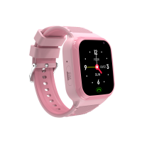 Wasserdichte 4G Kinder Smartwatch Pink mit GPS Ortung