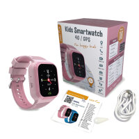 Wasserdichte 4G Kinder Smartwatch Pink mit GPS Ortung