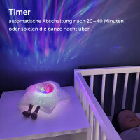 Gaia der Galaxy Projektor für Kinder mit beruhigenden Melodien