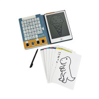 LCD Zeichentablett für Kinder mit 40 nachzeichnbare Illustrationen