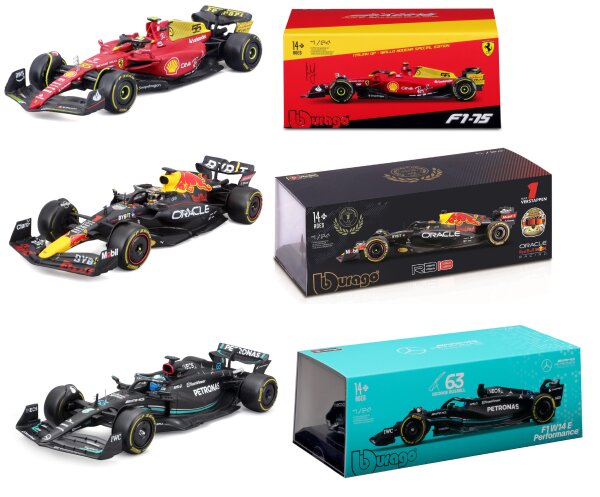 Bburago Formel 1 Modellautos 1/24 assortiert