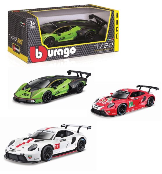 Bburago Race Modellautos 1/24 assortiert