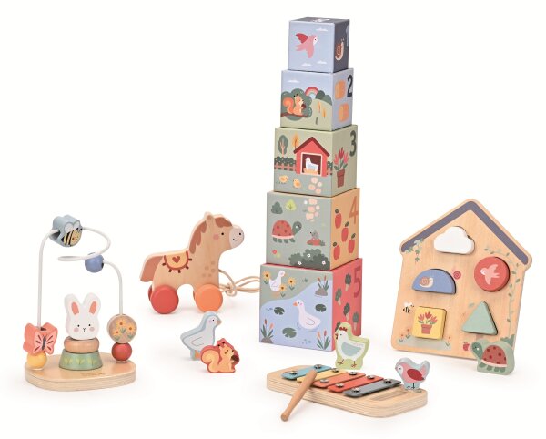 Spielba Stapelturm, Spiel- und Lernbox