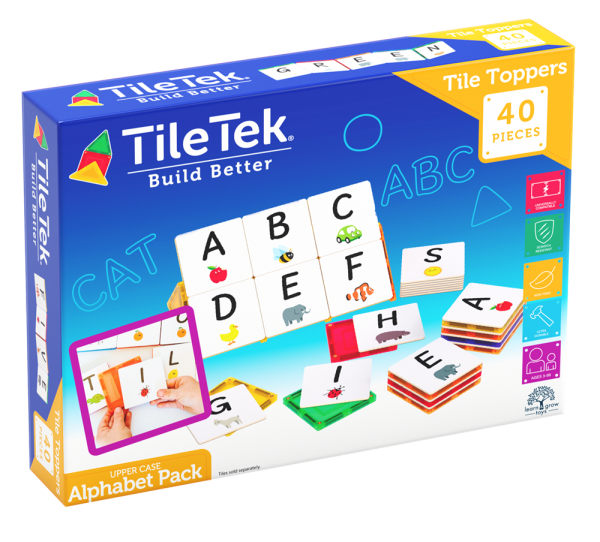 TileTek Baukasten Alphabet 40 teilig