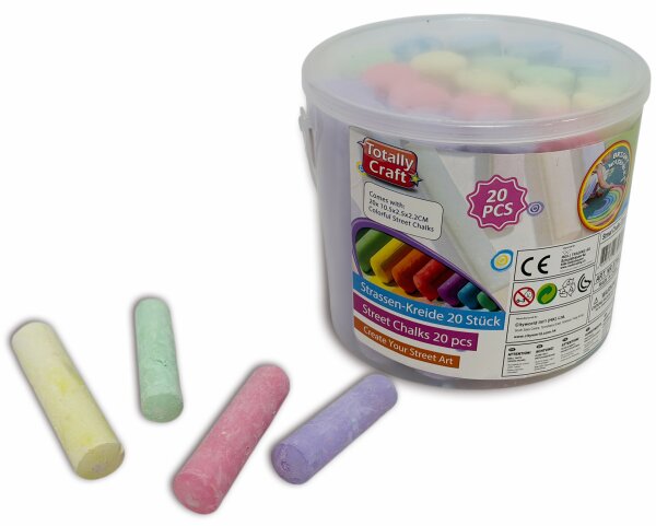 Totally Trendy Strassenmalkreide 20 Stück