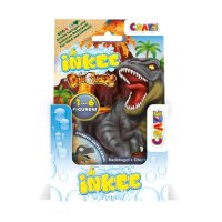 Set 5 x Dino Überraschungs-Badekugel für Dino-Fans mit süßem Pfirsicharoma